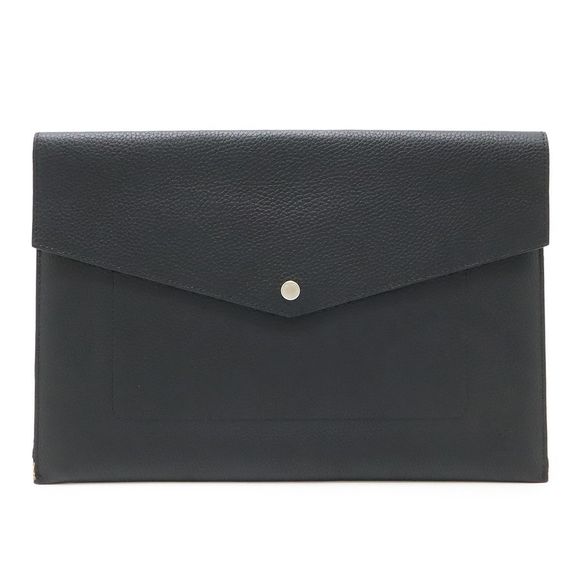 Louis Vuitton Pochette Envelope Clutch Bag Business Bag Taurillon Leather Noir - Picture 1 of 9